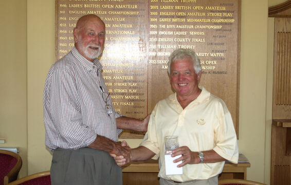 Phil Platten of Woodbridge GC, Winner of Age Group 'C'.
