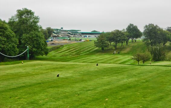 From the 1st Tee across the 18th fairway