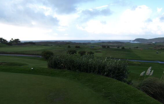 From the putting green